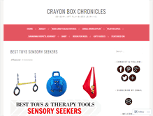 Tablet Screenshot of crayonboxchronicles.com